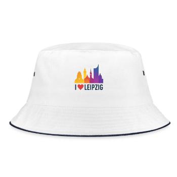 Leipzig Skyline Amour du cœur - Bob - blanc/marine - Devant