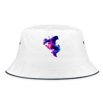 Electric_Storm_Breaker - Bucket Hat - Weiß/Navy - Vorne