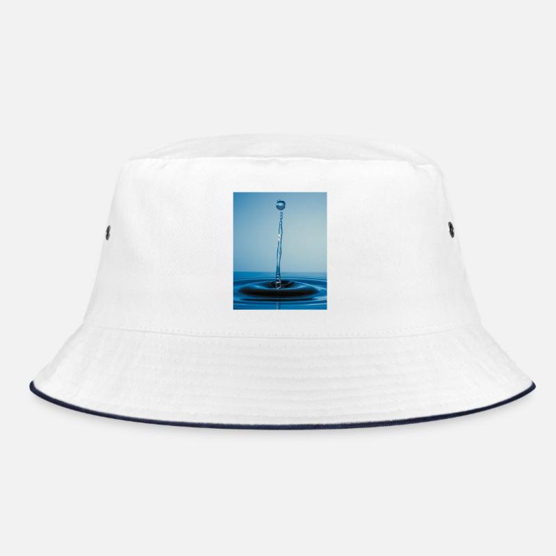 Blue Water Abstract Bucket Hat