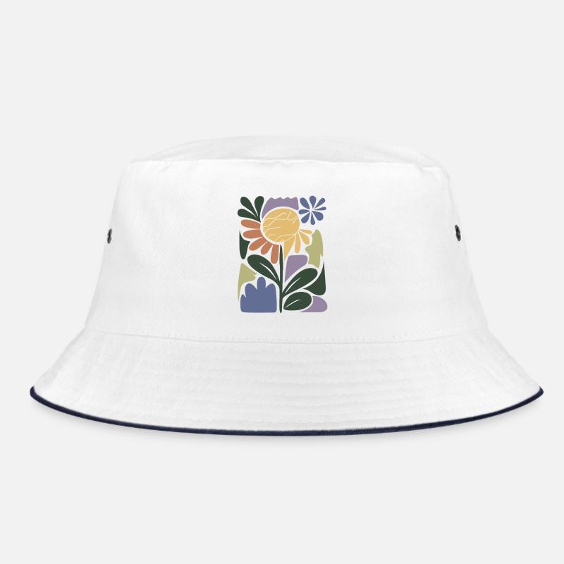 Colourful flower composition Bucket Hat
