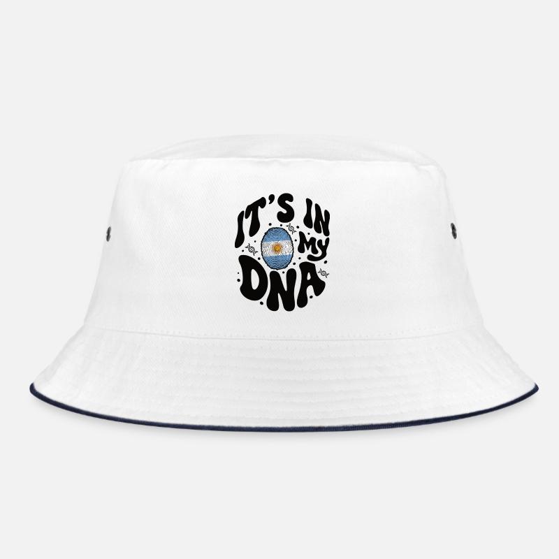 Argentinische DNA Argentinien Flagge Hispanisch Bucket Hat