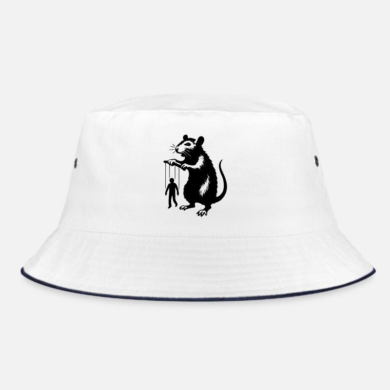 Rat with human puppet Bucket Hat