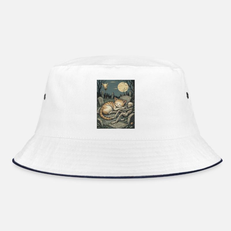 Mondschein-Friedhofskätzchen Bucket Hat