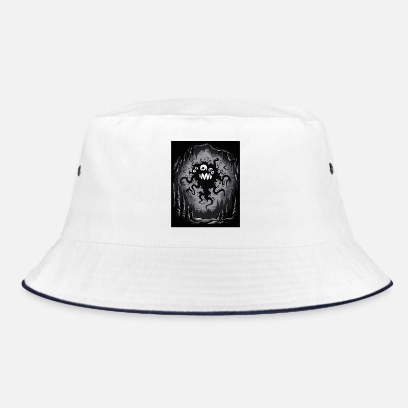 Dark Cave Monster Tentacle Graphic Bucket Hat