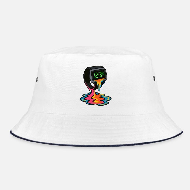 Melting Neon Watch Bucket Hat