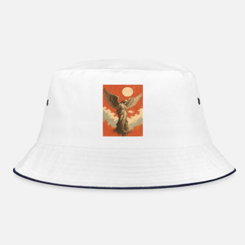 Engel mit Mond Bucket Hat