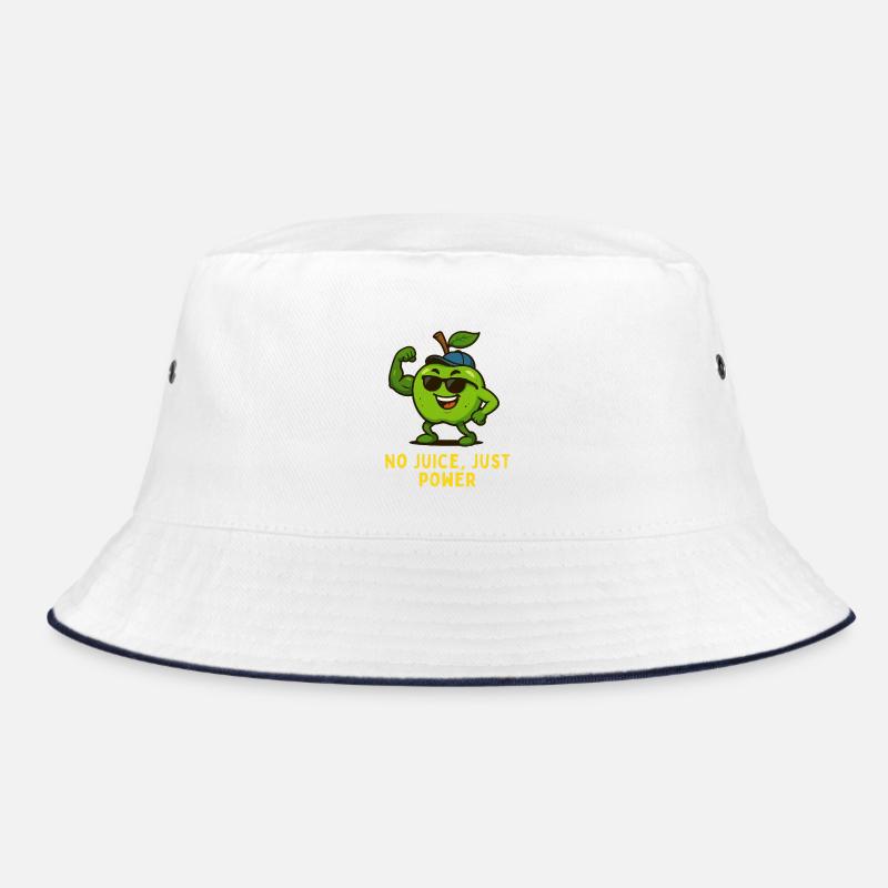 Apple with Muscles – No Juice Just Power Bucket Hat