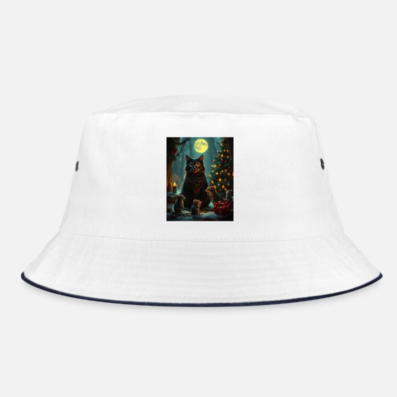 Didimaus - Bucket Hat - Weiß/Navy