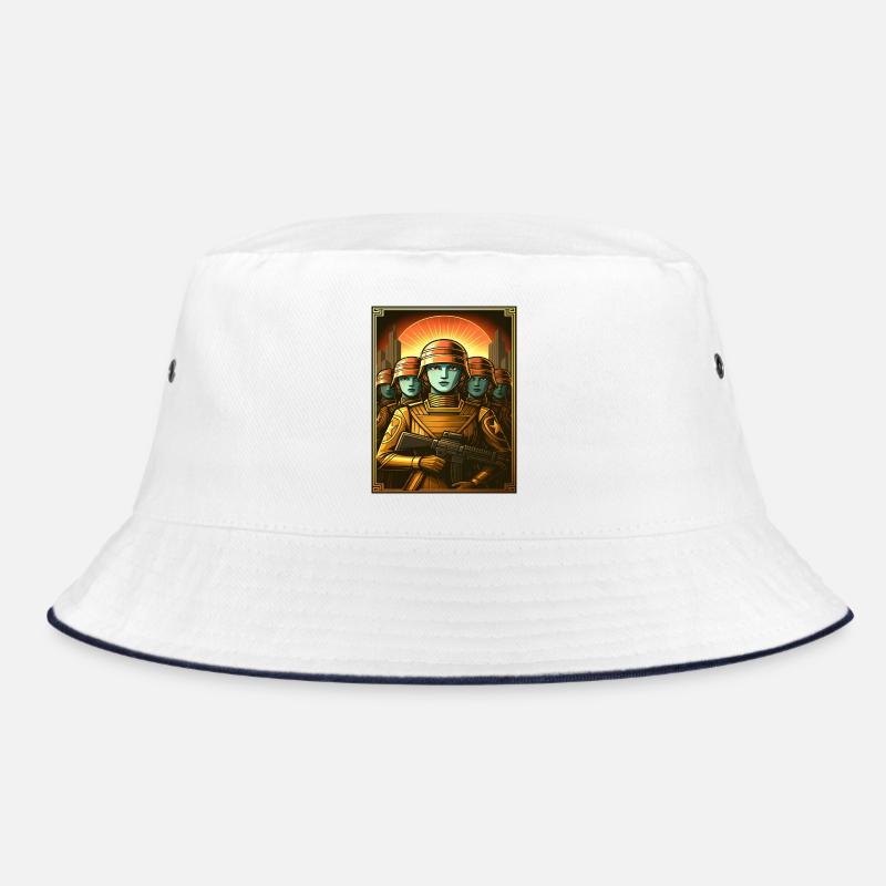 Golden Peace Warriors Bucket Hat