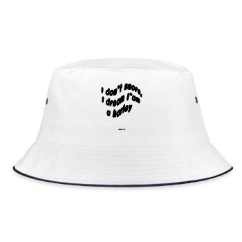 Motor Dream - Bucket Hat - white/navy - Front