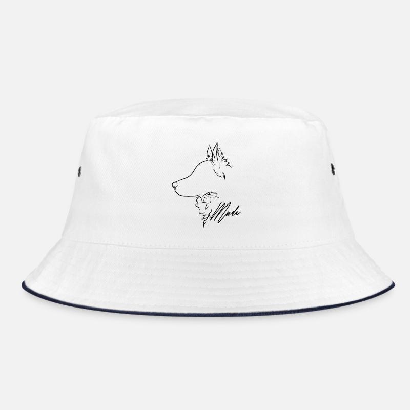 Mudi Profil Hunde Hund Wilsigns Bucket Hat
