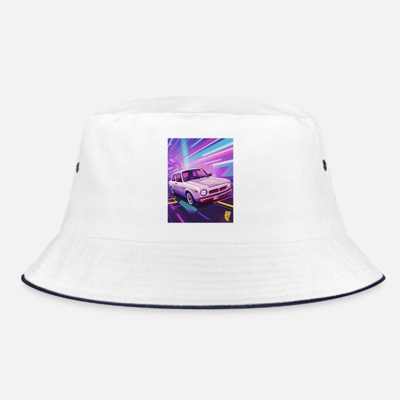 Synthwave Auto dans un style rétro Bob