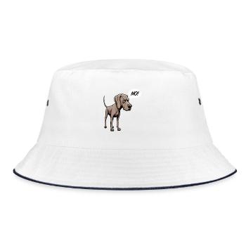 Pas de Weimaraner Weimaraner Amoureux Weimaraner Weimaraner Chien - Bob - blanc/marine - Devant