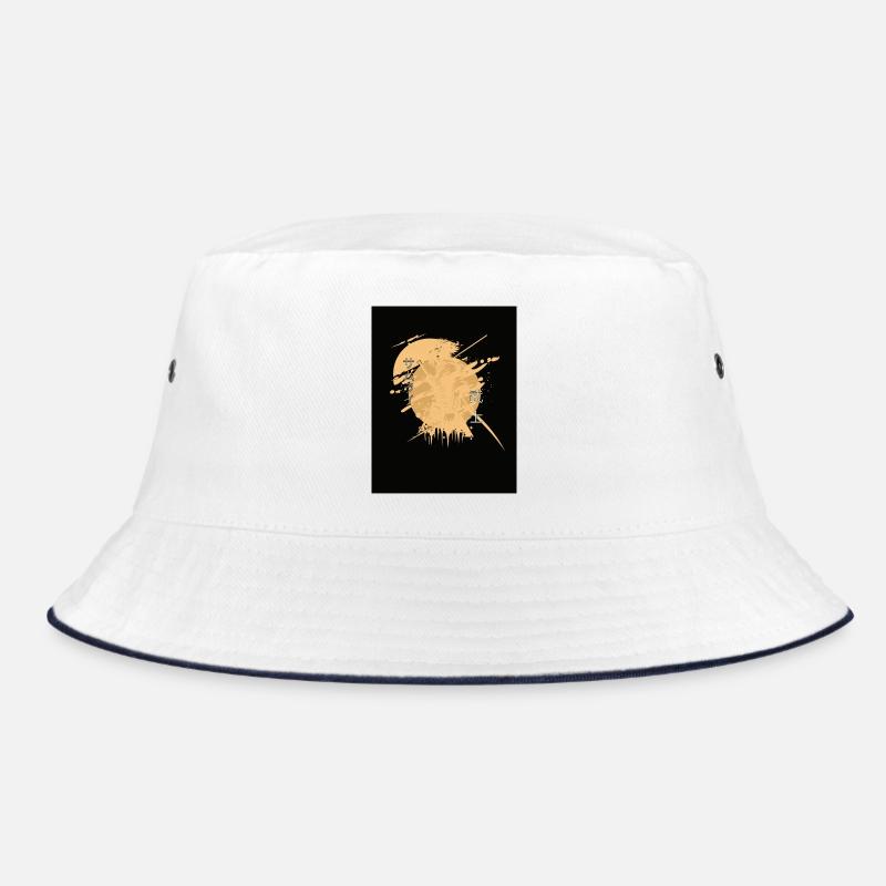 Samurai-Pferdespritzer Schwarz Bucket Hat