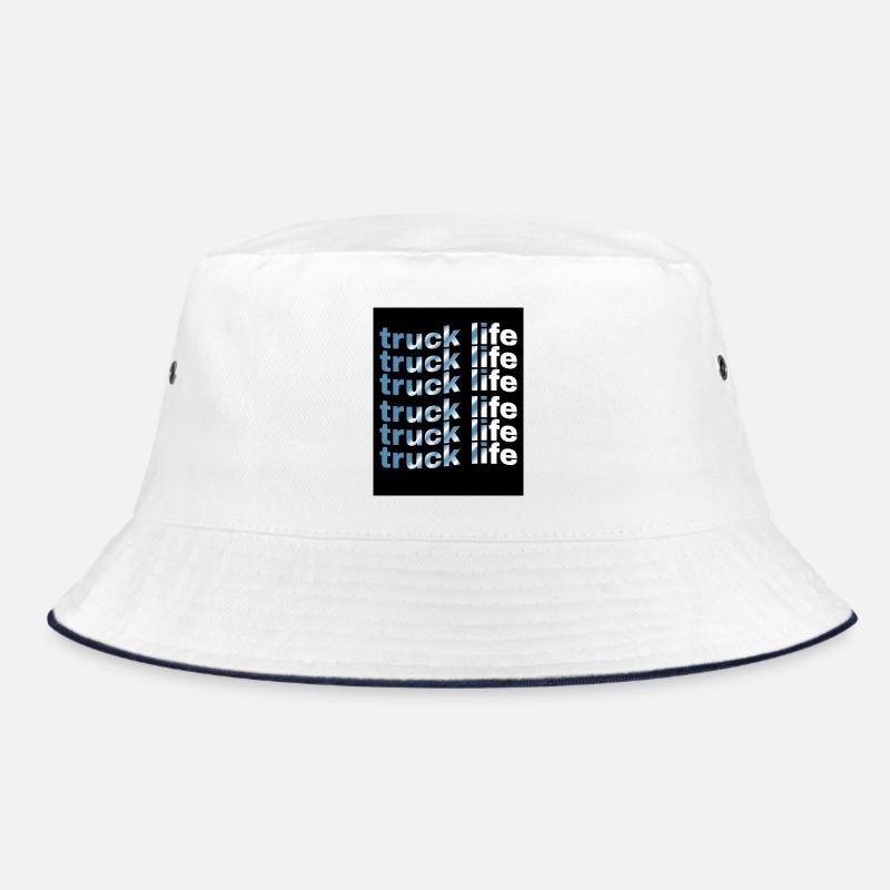 Lkw-Lebensdauer-Rastergradient Bucket Hat