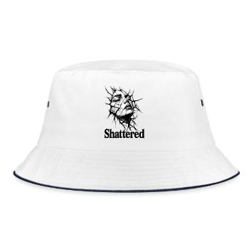 Shattered Silence - Bucket Hat - white/navy - Front
