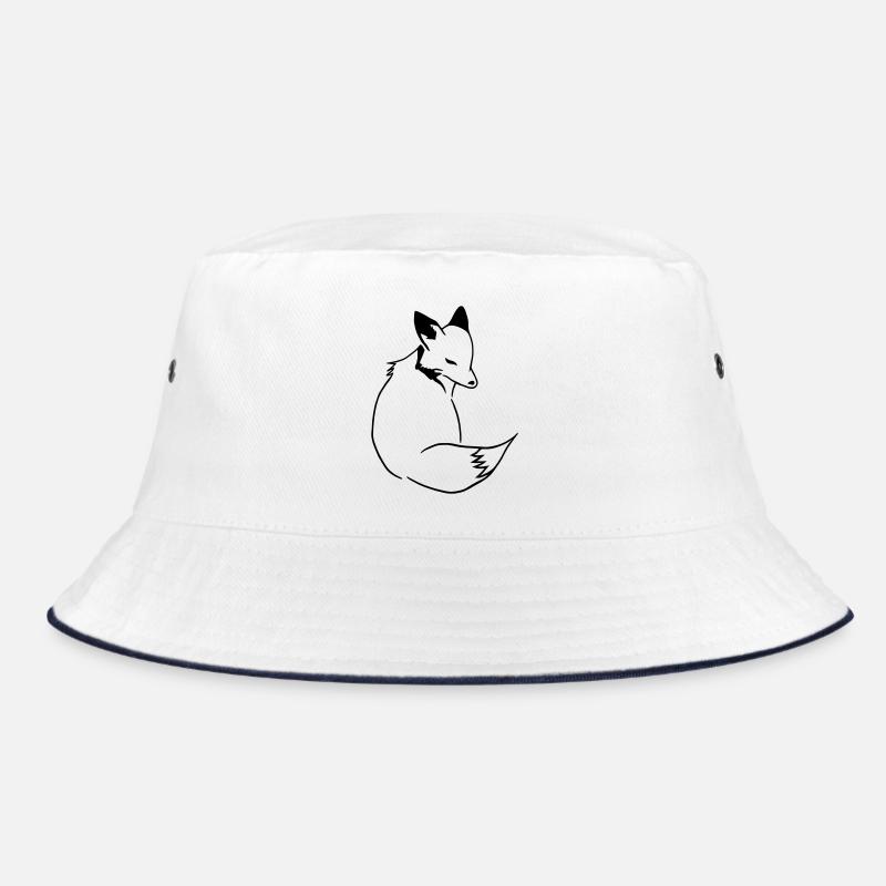 Fuchs Comic: Schlau, Foxy & Manga Style Bucket Hat