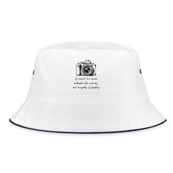 Photography Beyond Techinique - Bucket Hat - white/navy - Front