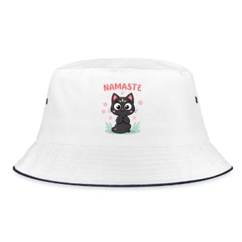 Namaste Chat Zen - Bob - blanc/marine - Devant