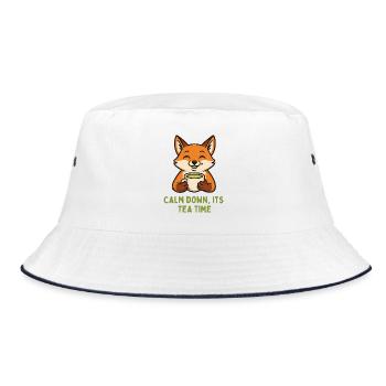 Heure du Fox Tea : Plaisir Tranquille - Bob - blanc/marine - Devant