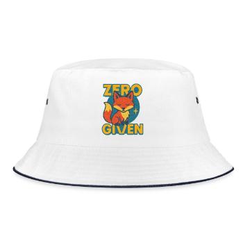 Zero Fox Given - Bucket Hat - white/navy - Front