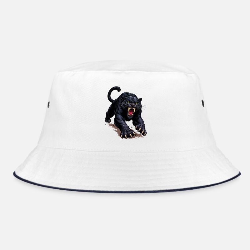 Schwarzer Panther Angriff Bucket Hat