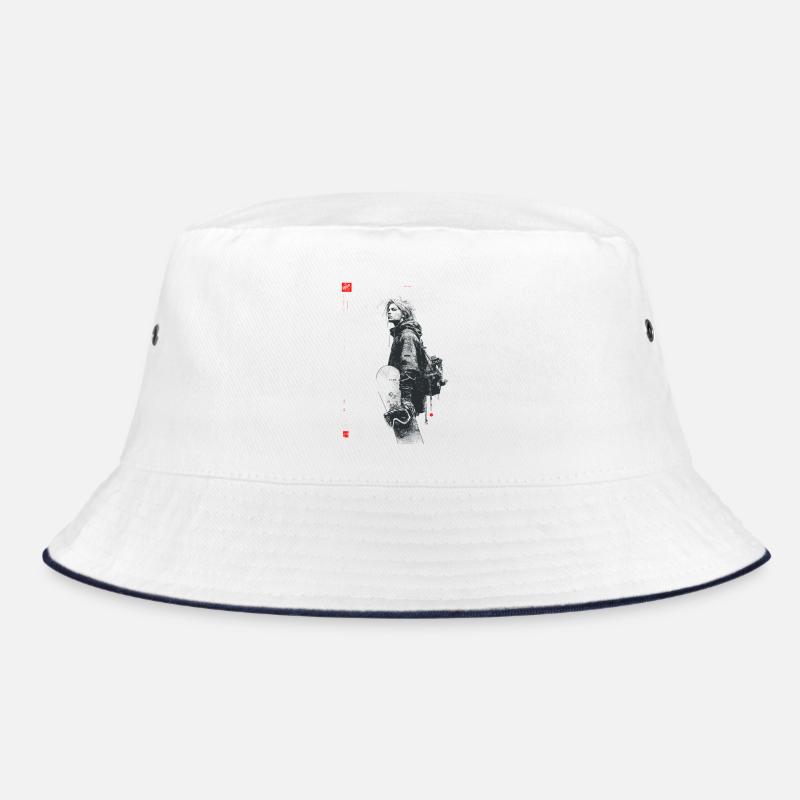 Dark silhouette with dread Bucket Hat