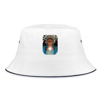 Ancient Luminous Wisdom - Bucket Hat - white/navy - Front