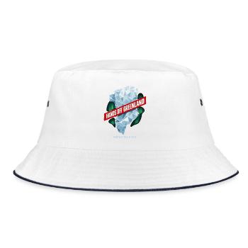 Le drapeau du Groenland ne touche pas le design mignon - Bob - blanc/marine - Devant