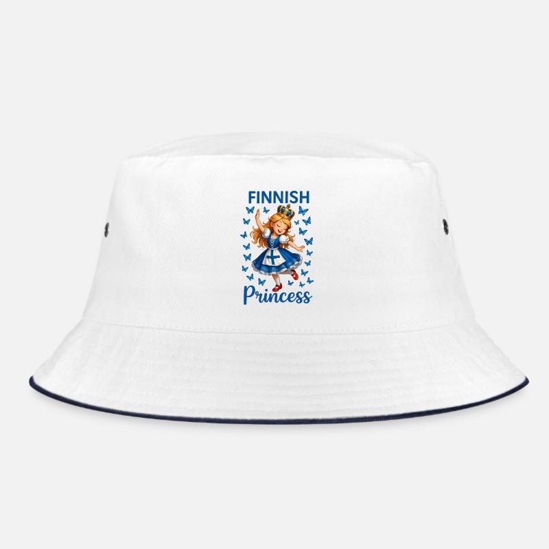 Princesse Finlande Bleue Papillon - Bob - blanc/marine