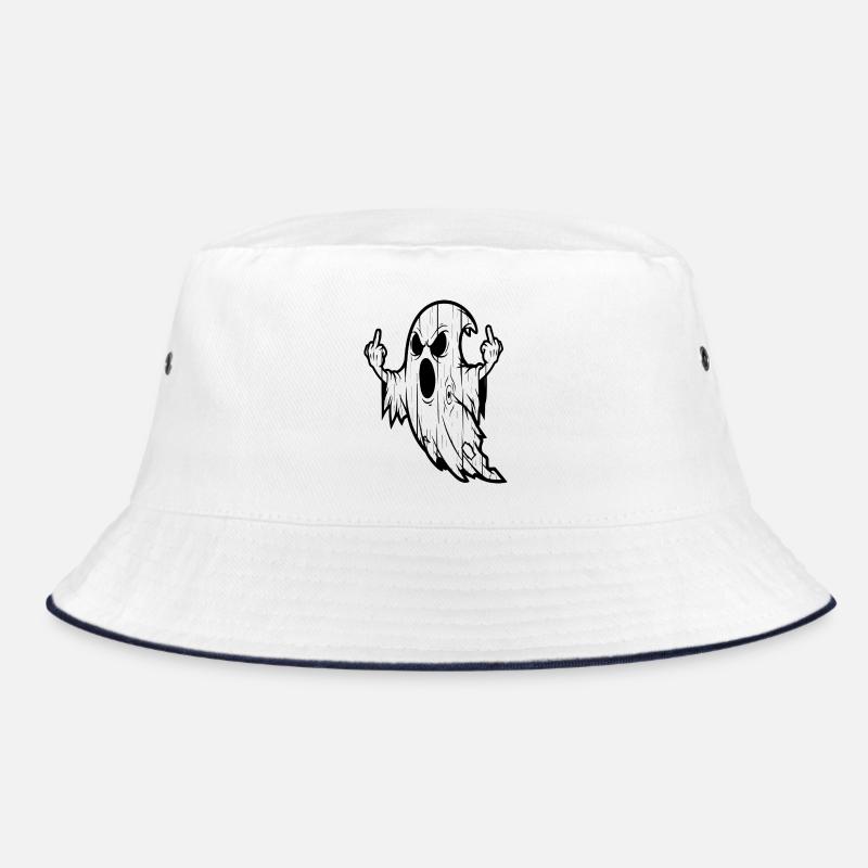 Geist mit Mittelfinger-Geste Bucket Hat