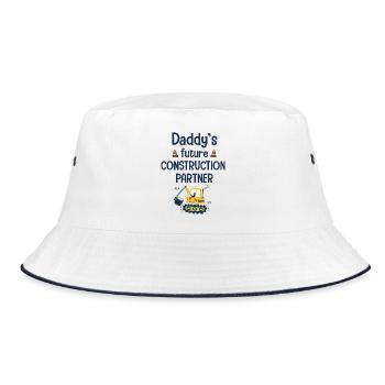 Daddy's future construction partner - Bob - blanc/marine - Devant