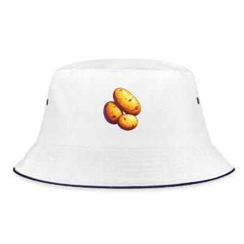 Pomme de terre - Bob - blanc/marine - Devant