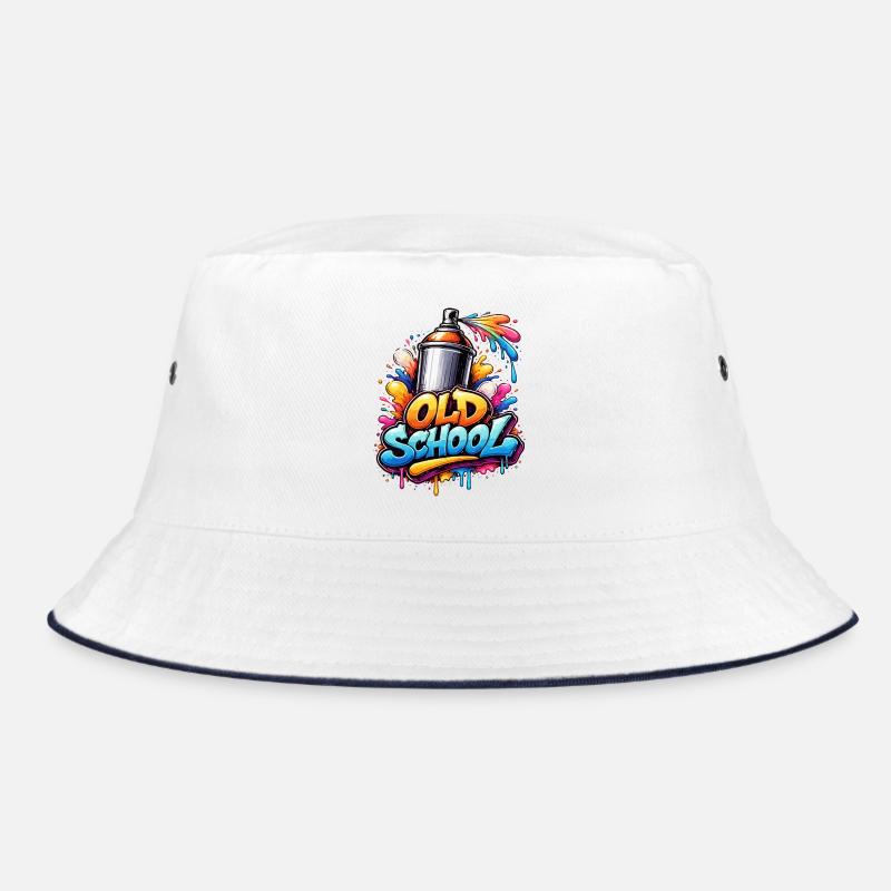 Old School Graffiti Spray Burst Bucket Hat