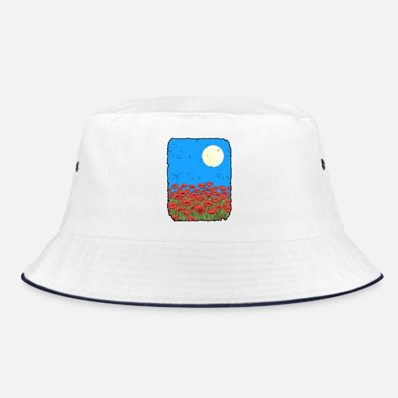 poppies Bucket Hat
