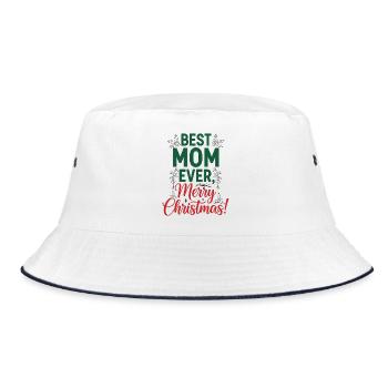 Maman de Noël - Bob - blanc/marine - Devant