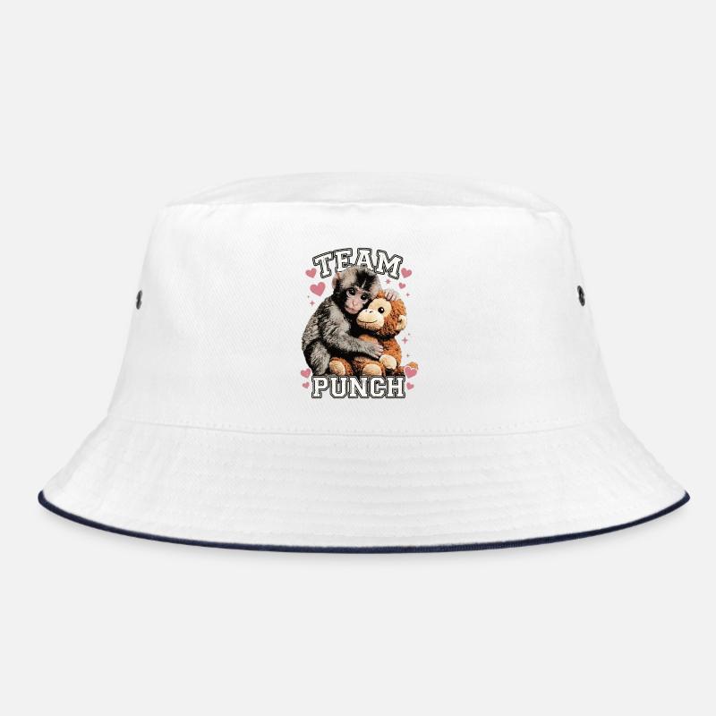 Funny Cute Baby Monkey Team Punch Bucket Hat