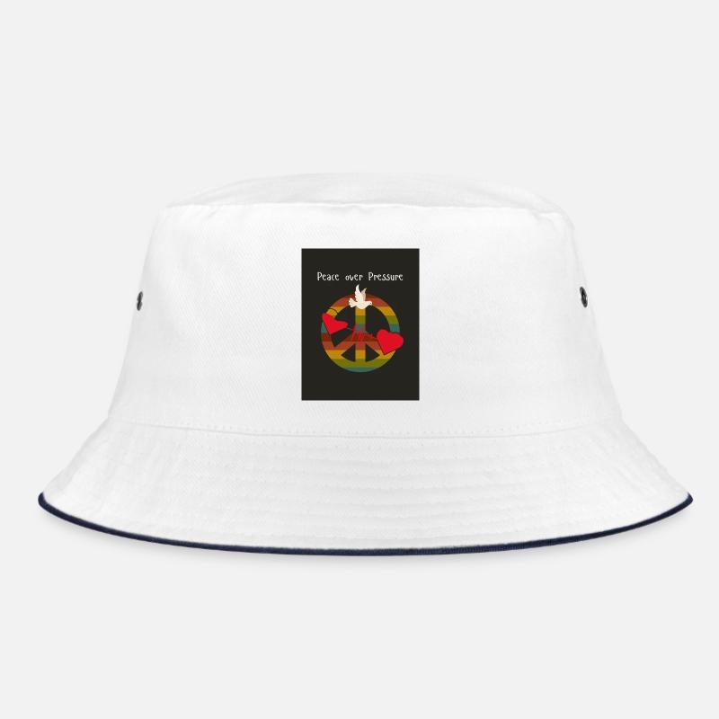 Peace_over_Pressure Bucket Hat