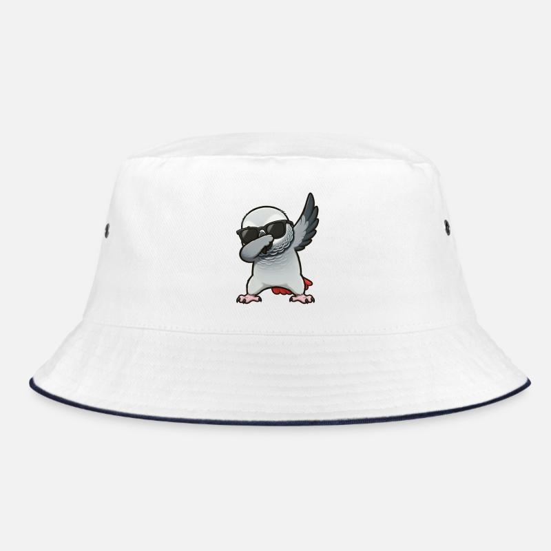 Dabbing Graupapagei Bucket Hat