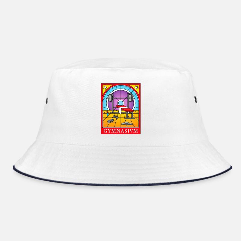 Gym Stained Glass Bucket Hat