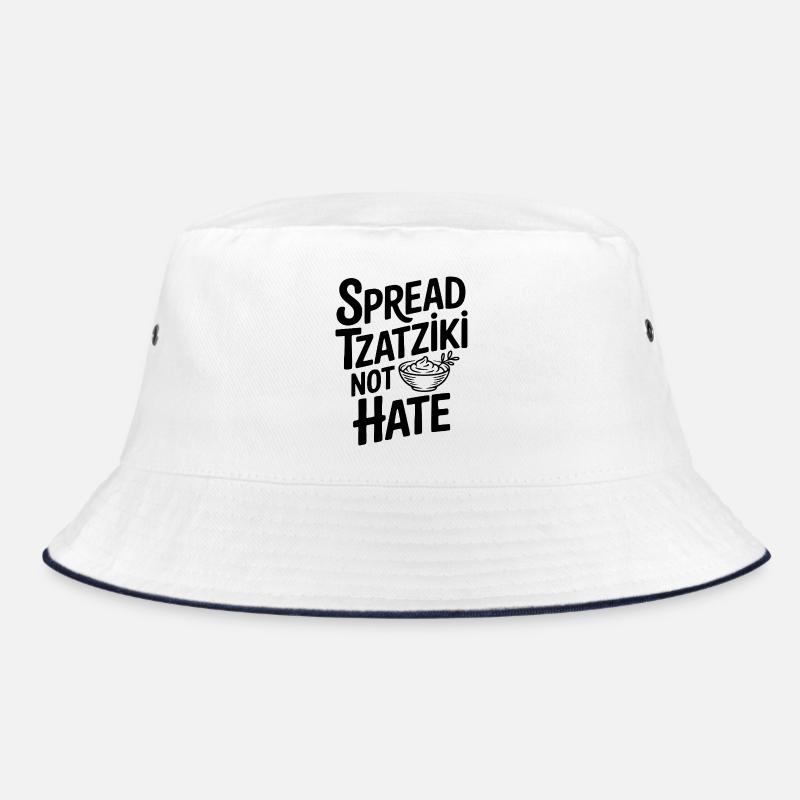 Spread Tzatziki Not Hate Bucket Hat