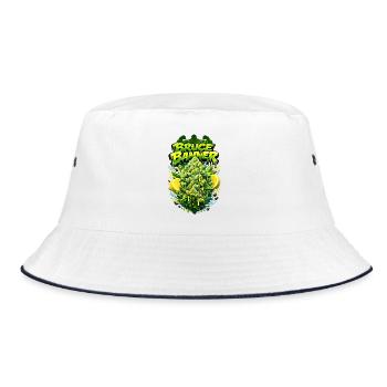 BB Strain Graffiti Art Print - Bucket Hat - white/navy - Front