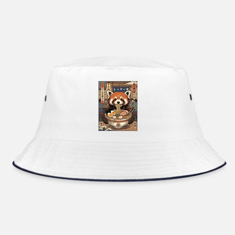 Red Panda Ramen Feast Bucket Hat