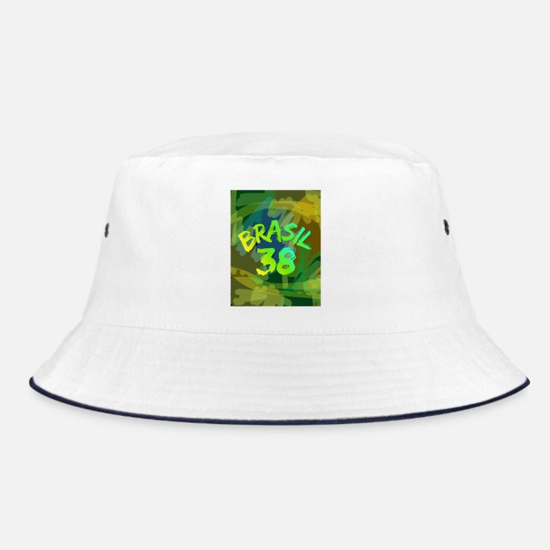 Brasil 38 Neon Brush Bucket Hat