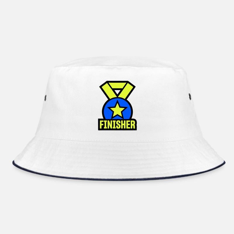 Stolzer Finisher Medaille Stern Bucket Hat