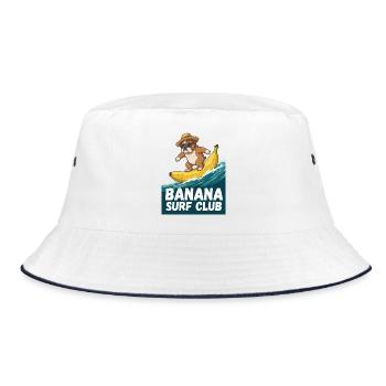 Bouledogue Surf Banane - Bob - blanc/marine - Devant