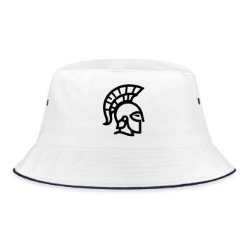 Spartan - Bucket Hat - white/navy - Front