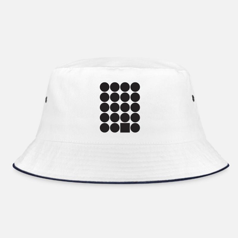 Grille géométrique de points avec un carré Bob