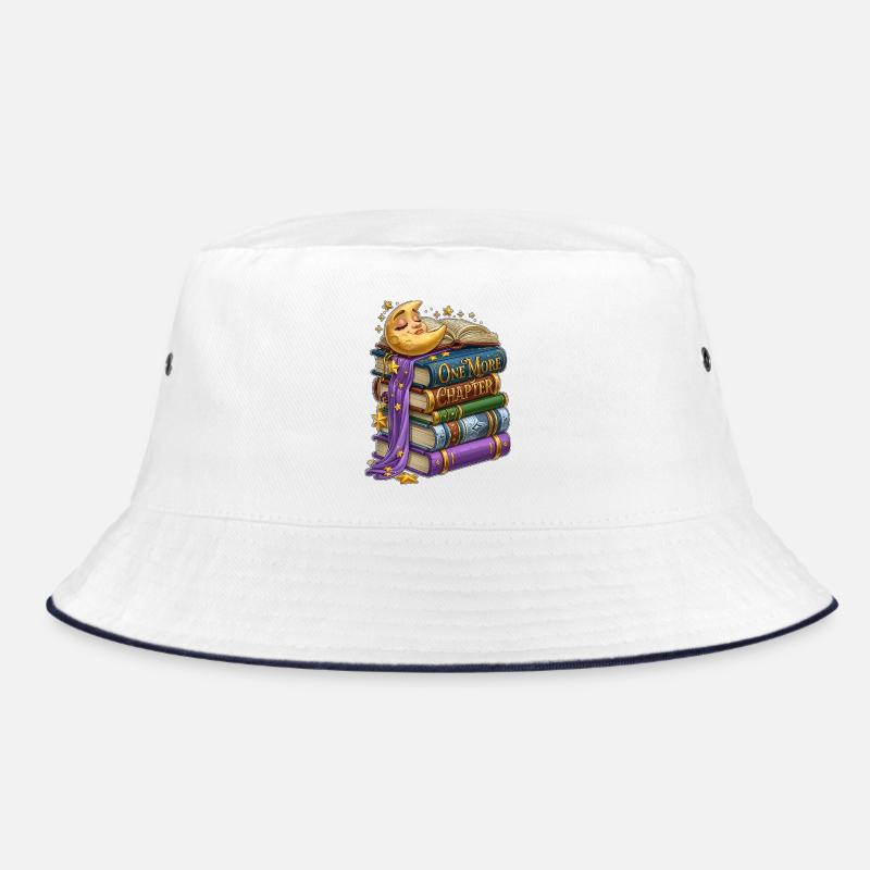 Noch ein Kapitel: Sleeping Moon Book Lover Bucket Hat