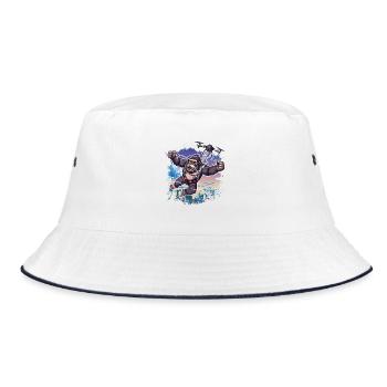 Drone Pilot Accessories Drone Pilot Drone Gift - Bucket Hat - white/navy - Front